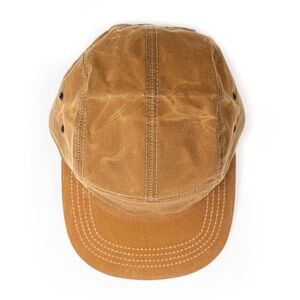 ANIAN Tin Cloth Waxed Hat - brown